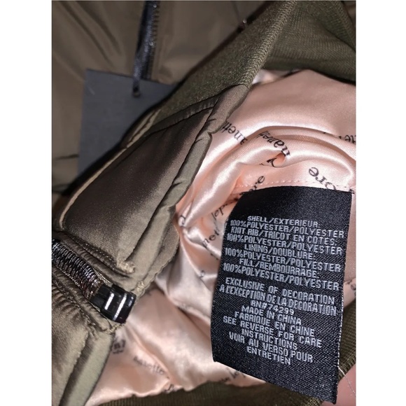 Nanette Lepore Studded Olive Bomber Jacket, Size Medium NWT! - Picture 13 of 13